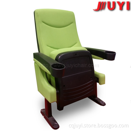 2 seats auditorium theater tip up chair with cup holder for sale JY-616